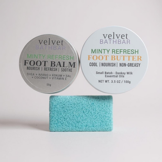Velvet Steps: Foot Butter + Balm Duo